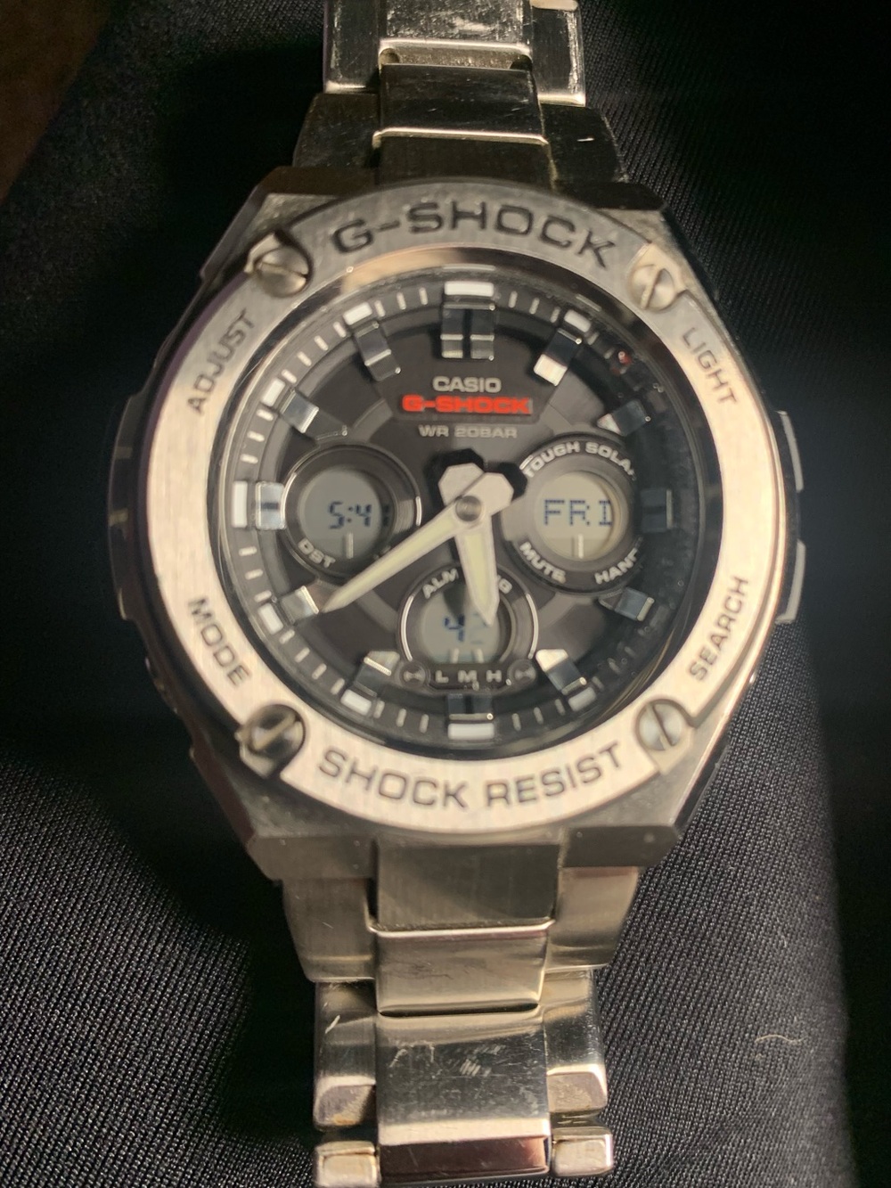 Casio G-SHOCK GST-S310D Men's Stainless Steel Tough Solar Shock Resistant Watch